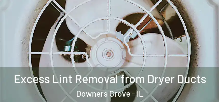 Excess Lint Removal from Dryer Ducts Downers Grove - IL